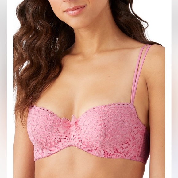 b.tempt'd Ciao Bella Balconette Bra in sea pink - Picture 1 of 1